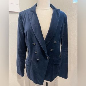 White House Black Market velvet jacket size 8